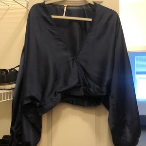 Free People Navy blue Blouse